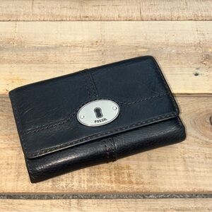 Fossil Black Leather Wallet
